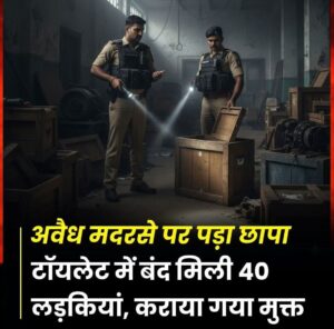 To the girls : यूपी के इस मदरसे पर पड़ा छापा तो मचा हड़कंप, टॉयलेट में बंद मिली छात्राएं अधिकारी बोले- लड़कियों को ?
