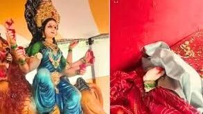 Kolkata : हैदराबाद में लगी 72 फीट की ईको-फ्रेंडली दुर्गा मूर्ति, कोलकाता के 26 कारीगरों ने 45 दिन में बनाया ?