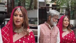 लाल जोड़े में नजर आईं महिमा चौधरी, संजय मिश्रा संग रचाई दूसरी शादी? 