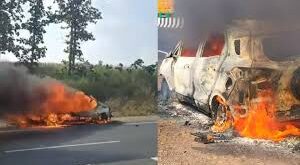 Salesman injured : हाईवे पर कार की चपेट में आने से सेल्समैन घायल ?