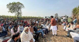 Chaupal set up in the fields : खेतों में लगाई चौपाल, योगी सरकार के कारण किसानों के जीवन में हुई उन्नति पर की गई चर्चा  ?