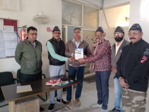 Toll Project : टोल प्रोजेक्ट प्रबंधक इन्द्रप्रताप सिंह को राष्ट्रीय सैनिक संस्था द्वारा स ?