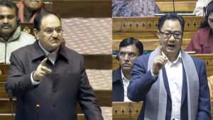 PM: मोदी को अपशब्द कहने पर संसद में हंगामा, जेपी नड्डा बोले- 'राहुल-सोनिया माफी मांगें' ?