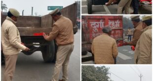 Encroachment by the police : जौनपुर यातायात पुलिस द्वारा अतिक्रमण एवं यातायात को सुगम बनाने हेतु चलाया गया विशेष अभियान ?