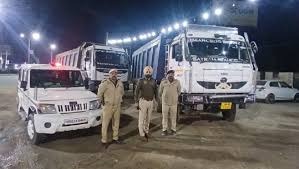 Panic spread among the mafia : अवैध खनन पर तितावी पुलिस की ताबड़तोड़ कार्रवाई, पोकलेन मशीन सीज, माफियाओं में मचा हड़कंप