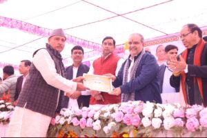 Brijbhushan won the first prize: किसान सम्मान दिवस पर राष्ट्रीय सैनिक संस्था के ब्रजभूषण को प्रथम पुरस्कार ?