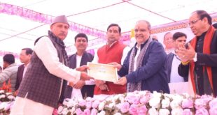 Brijbhushan won the first prize: किसान सम्मान दिवस पर राष्ट्रीय सैनिक संस्था के ब्रजभूषण को प्रथम पुरस्कार ?