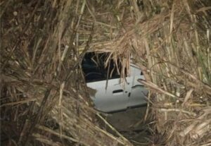 Tractor-trolley loaded with sugarcane wreaks havoc: ओवरलोड गन्नों से भरे ट्रैक्टर-ट्रॉली का कहर, वैगनार कार पर पलटा ट्रॉला ?