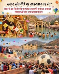 The ultimate test for kite flyers : मकर संक्रांति पर राजस्थान रंग में रंगा : पतंगों से सजे मंदिर, तीर्थों पर डुबकी, जयपुर में पतंगबाजों की अग्निपरीक्षा