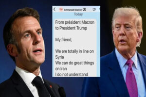 Screenshots were shared : ट्रंप बोले 'ग्रीनलैंड पर पीछे हटने का सवाल नहीं', मैक्रों और नाटो चीफ से बातचीत के स्क्रीनशॉट्स किए शेयर