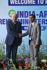 Arrived in New Delhi : अरब लीग के प्रमुख भारत-अरब विदेश मंत्रियों की अहम बैठक के लिए नई दिल्ली पहुंचे