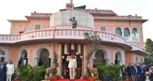 Tributes were paid to Jyoti : राजस्थान में 77वें गणतंत्र दिवस की धूम : मुख्यमंत्री भजनलाल शर्मा ने SMS स्टेडियम में ली परेड की सलामी, अमर जवान ज्योति पर दी श्रद्धांजलि