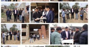 A site inspection was conducted : ज़िलाधिकारी ने माँ शाकंभरी देवी धाम में पर्यटन विकास परियोजनाओं का स्थलीय निरीक्षण किया ?