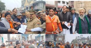 Peaceful protest : गंगोह में नारेबाजी विवाद पर हिंदू समाज का शांतिपूर्ण आक्रोश, एकता बनाए रखने का संकल्प