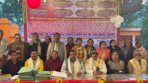 By the matrimonial platform : वैवाहिक मंच द्वारा आयोजित परिचय सम्मेलन में सुंदरकांड पाठ, सर्व समाज की सहभागिता रही