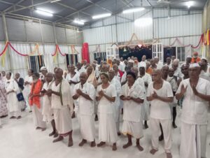 The preparations for the event are complete : रामानंदाचार्य नरेंद्राचार्य जी के समस्या मार्गदर्शन कार्यक्रम की तैयारियाँ पूर्ण