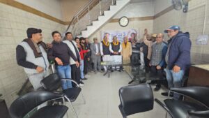 Grand welcome ceremony : चिकित्सा प्रकोष्ठ कांग्रेस कमेटी हापुड़ की जिला इकाई गठित, पदाधिकारियों का भव्य स्वागत समारोह