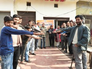 Keep young people away from drugs : युवाओं को नशे से दूर रहने के लिए दिलाई शपथ