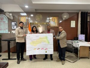 A water conservation meeting was held : हापुड़ में जल शक्ति अभियान कैच द रेन अंतर्गत सामुदायिक जल संरक्षण बैठक आयोजित ?