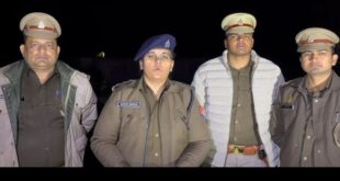 Thug injured : गढ़मुक्तेश्वर में पुलिस मुठभेड़, 20 हजार का इनामी बदमाश घायल होकर गिरफ्तार