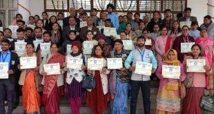 Voting by children : राष्ट्रीय मतदान दिवस के अवसर पर एनसीसी एवं स्कूल के बच्चों द्वारा मतदान रैली निकालकर लोगों को किया जागरूक: सीडीओ