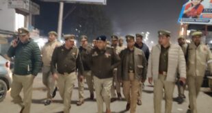 Security message : कांधला में एसपी शामली ने निकाला फ्लैग मार्च, भारी पुलिस फोर्स के साथ दिया सुरक्षा का संदेश