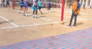 The competition had a grand opening : लोहरा बांध में 19वीं स्व. सुनीता देशी शर्मा स्मृति वॉलीबॉल प्रतियोगिता का भव्य शुभारंभ