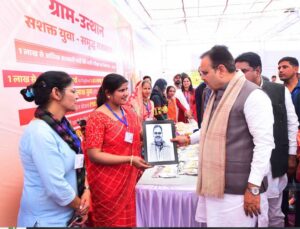 Bhajanlal Sharma : गत सरकार के पांच साल से अधिक काम हुए हमारे दो साल में : भजनलाल शर्मा