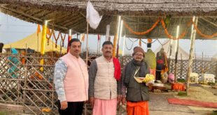 Many in the feast : आज 1.2.26 को हनुमत महायज्ञ समापन धूमधाम से हुआ, भंडारे में अनेक प्रमुख लोग उपस्थित रहे