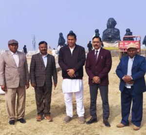 A harmony center will be established : शाहदरा कालिंदी विहार में बुद्धा पार्क निर्माण प्रगति पर, उपेन्द्र सिंह ने निरीक्षण किया, समरसता केंद्र बनेगा