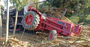 A young man died on the spot : मिर्ज़ापुर में दर्दनाक हादसा: लकड़ी से भरी ट्रैक्टर-ट्रॉली पलटी, एक युवक की मौके पर मौत