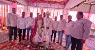 The bride and groom were wished well : विधानसभा क्षेत्र के विभिन्न गांवों में विवाह समारोहों में शामिल होकर वर-वधु को शुभकामनाएं दीं