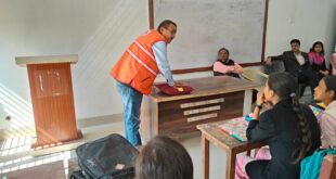 Campaign organized : इंडियन रेडक्रास सोसाइटी द्वारा राजकीय महिला महाविद्यालय में सीपीआर प्रशिक्षण जागरूकता अभियान आयोजित