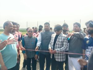 Enthusiasm among the youth : ग्राम सलाई में क्रिकेट टूर्नामेंट और नए ग्राउंड का उद्घाटन, युवाओं में उत्साह