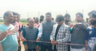 Enthusiasm among the youth : ग्राम सलाई में क्रिकेट टूर्नामेंट और नए ग्राउंड का उद्घाटन, युवाओं में उत्साह