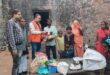 Relief material given to Pintu : इंडियन रेड क्रॉस सोसाइटी ने आग पीड़ित पिंटू को राहत सामग्री दी ?