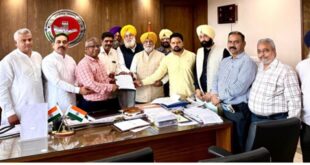 Memorandum submitted : चंडीगढ़ : भाजपा किसान मोर्चा ने उठाई कृषि भूमि के कलेक्टर रेट बढ़ाने की मांग, मुख्य सचिव को सौंपा ज्ञापन