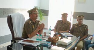 Meeting with the guards : थाना हाफिजपुर में होली व रमजान के सुरक्षित उत्सव हेतु ग्राम प्रधान व चौकीदारों के साथ बैठक