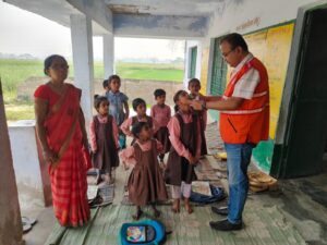 Made aware of : चिकनपॉक्स बचाव महाभियान: बच्चों को स्वच्छता और स्वास्थ्य के प्रति किया गया जागरूक