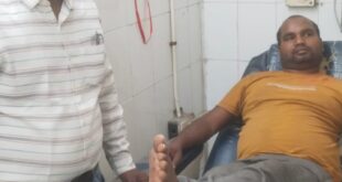 Voluntary blood donation : “रक्तदान महादान” अभियान से प्रेरित होकर युवक ने किया स्वैच्छिक रक्तदान