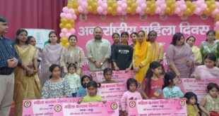 Organized empowerment programs : अंतर्राष्ट्रीय महिला दिवस पर हापुड़ में महिला सम्मान एवं सशक्तिकरण कार्यक्रम आयोजित