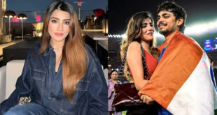 During the cricket festival : ईशान किशन की गर्लफ्रेंड अदिति हुंडिया, क्रिकेट जश्न के दौरान चर्चा में आई