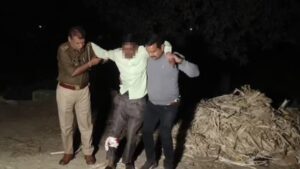 Ganja recovered : मुजफ्फरनगर में मुठभेड़, हिस्ट्रीशीटर गिरफ्तार; 21 किलो गांजा बरामद