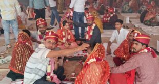 Mass Marriage : हापुड़ में मुख्यमंत्री सामूहिक विवाह योजना के तहत 517 जोड़ों का विवाह, जनप्रतिनिधियों ने दी शुभकामनाएं