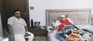 Rahul Pradhan inquired about the well-being : आचार्य प्रमोद कृष्णम जी की चोट पर भाजपा नेता राहुल प्रधान ने लिया हालचाल