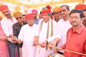 Foundation Stone Laying : चाणौद ग्राम पंचायत को मिली अनेक विकास कार्यों की सौगात, कैबिनेट मंत्री जोराराम कुमावत ने किया अनेक कार्यों का शिलान्यास