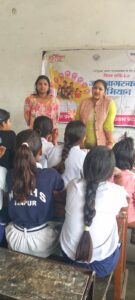 Information Provided : मिशन शक्ति कार्यक्रम में छात्राओं को स्वच्छता, सुरक्षा और सरकारी योजनाओं की दी गई जानकारी