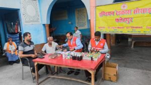 Organization of the Camp : बाबा साहब डॉ. भीमराव अंबेडकर जयंती पर वृद्धजन सेवा एवं स्वास्थ्य परीक्षण शिविर का आयोजन