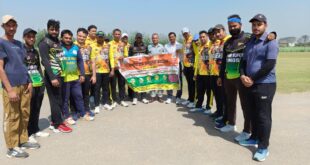 Conducted campaigning : हापुड़ में बीएन टाइगर्स टीम ने क्रिकेट मैच के जरिए टीबी मुक्त भारत अभियान का किया प्रचार