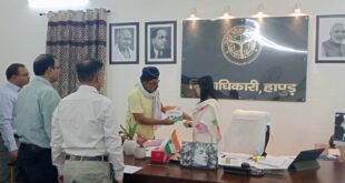 Gyanendra Tyagi gave best wishes : हापुड़ में जिला अधिकारी कविता मीना का स्वागत, ज्ञानेन्द्र त्यागी ने दी शुभकामनाएं